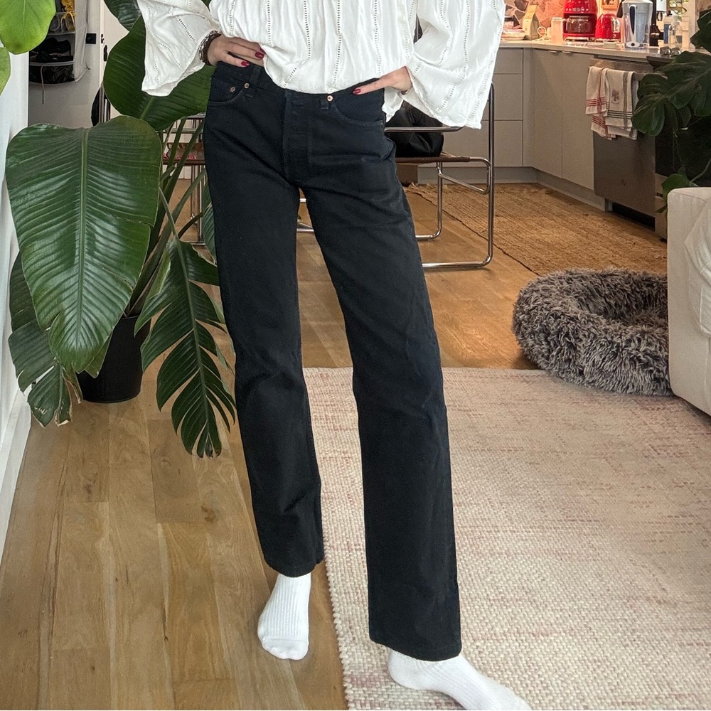 Vintage black 501 levis